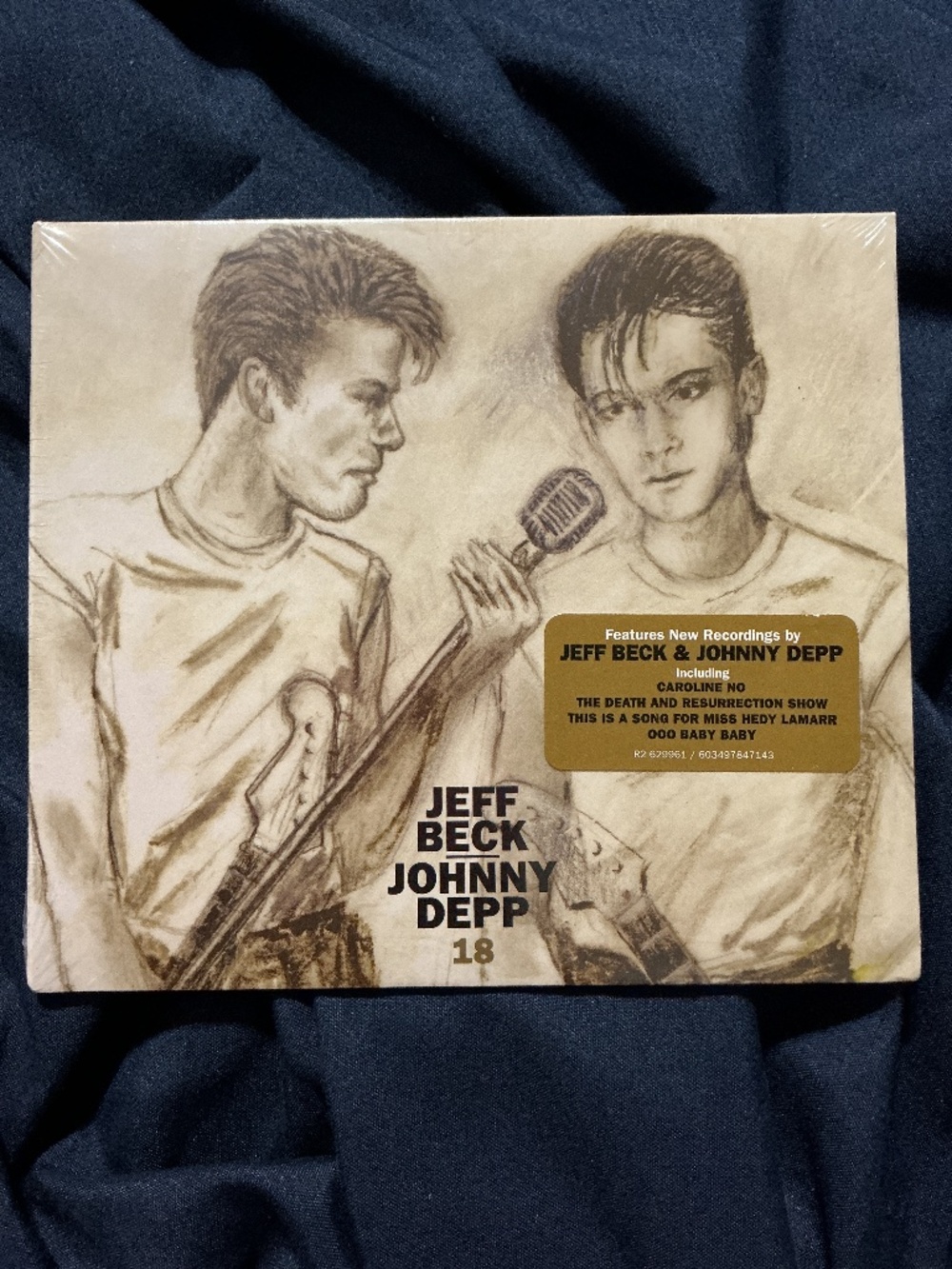 New SEALED Jeff Beck Johnny Depp 18 CD